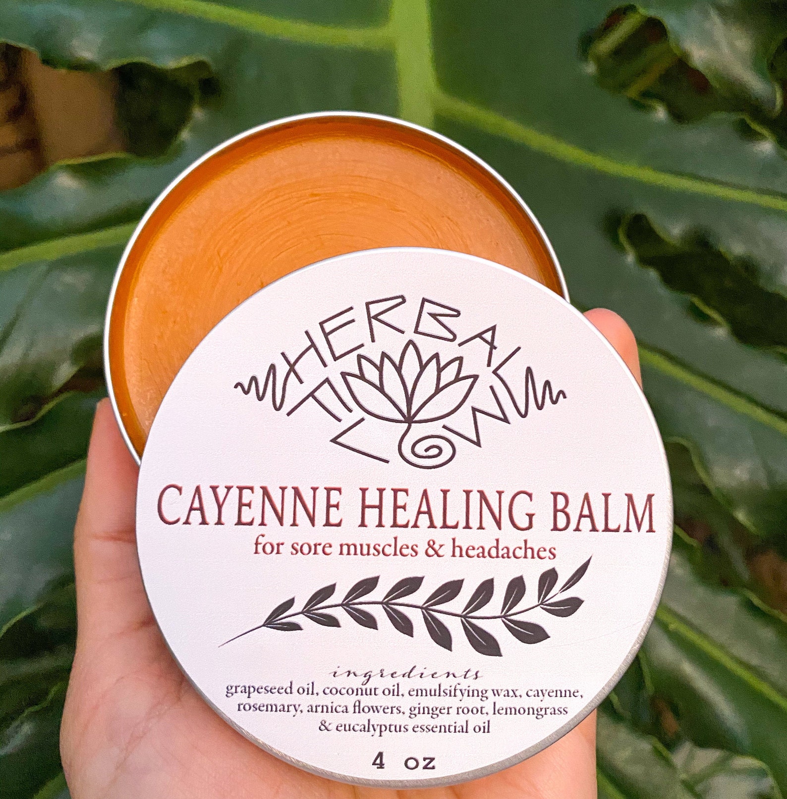 Allnatural Cayenne Healing Balm antiinflammatory Etsy