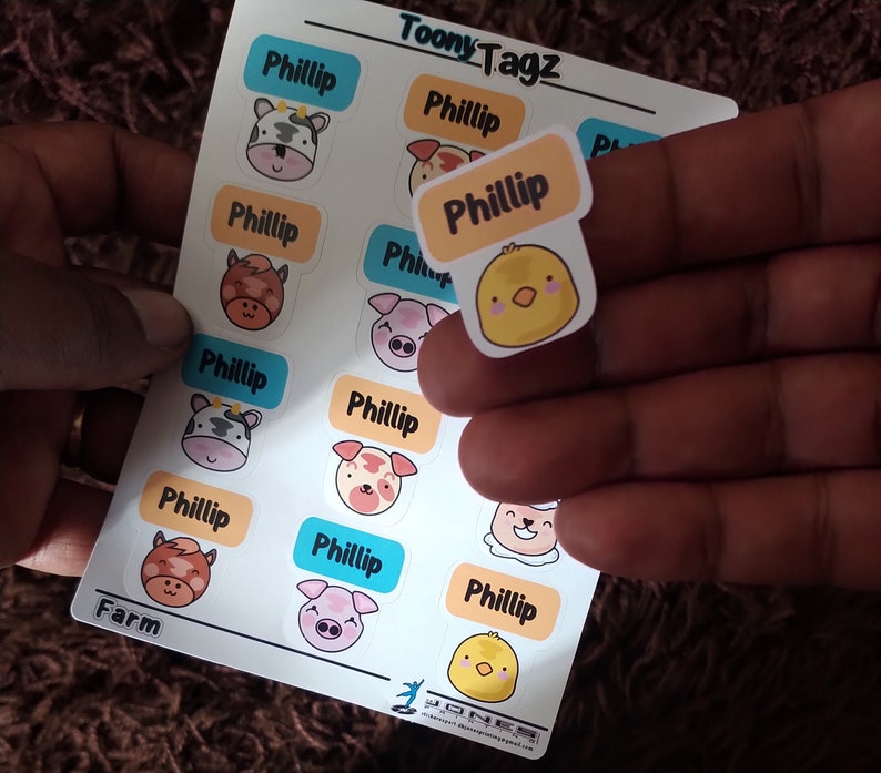 Cute Daycare Labels Cute Kids Name Labels Cute Name Tags Cute