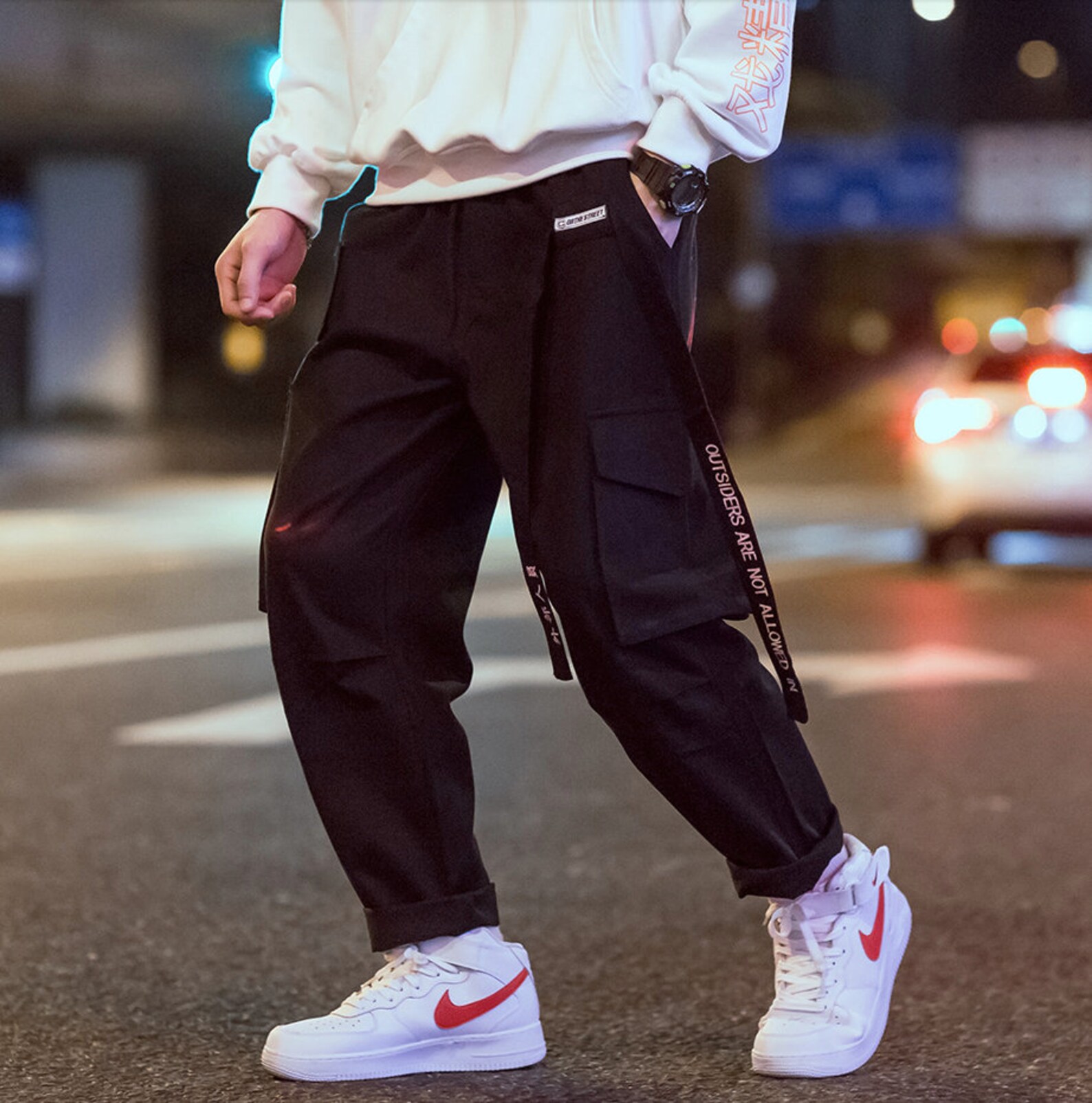 Streetwear Cargo Pants Stylish Techwear Jogger Pants | Etsy