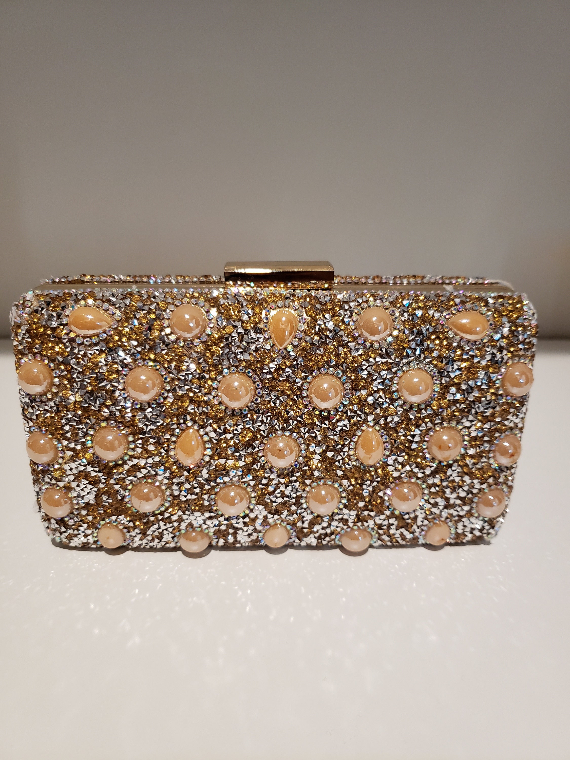 Embellished Clutch Pearl Clutch Evening Clutch Women Etsy