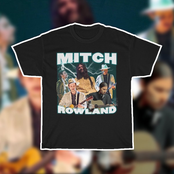 Mitch Rowland Shirt, Mitch Rowland Printed Graphic Tee, RAP Hip-hop T-shirt, Vintage shirt, Sarah Jones
