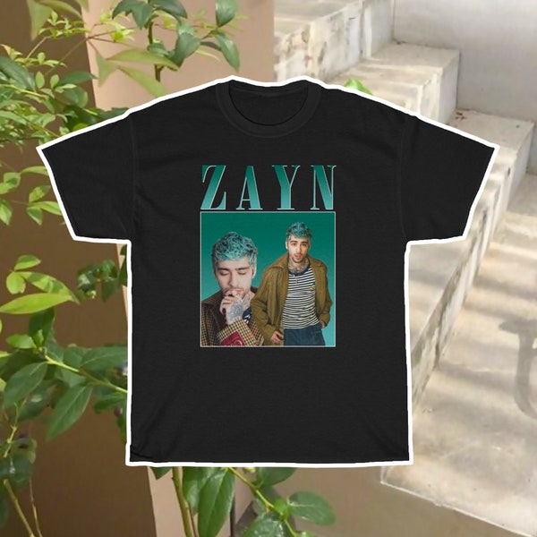 ZAYN Retro Gradient Shirt - Zayn Malik, One Direction, Unisex T-shirt Vintage Retro Aesthetic, 80s 90s, Nobody Is Listening