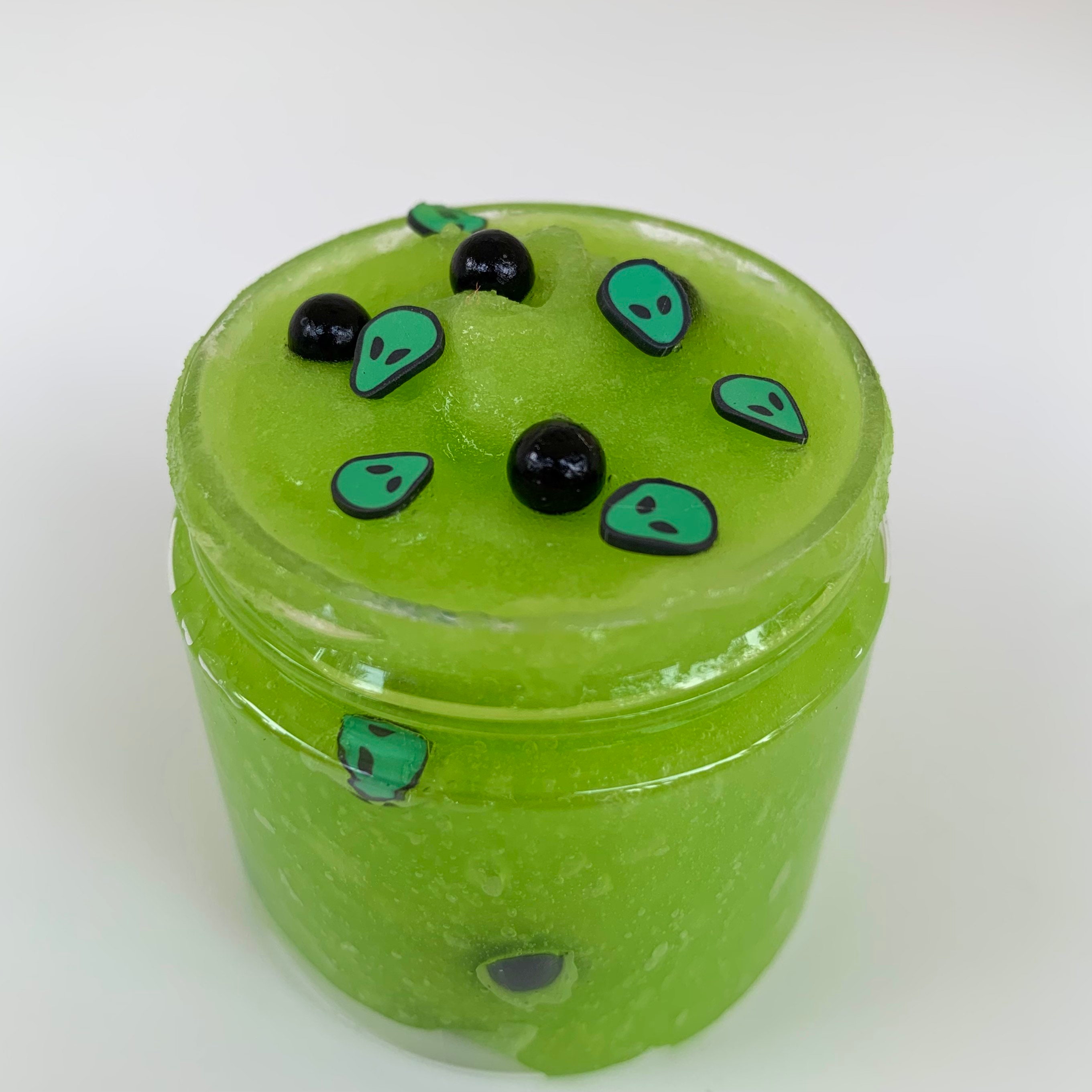 Extraterrestrial Egg Boba Tea // Icee Slime With Boba Beads and Alien ...
