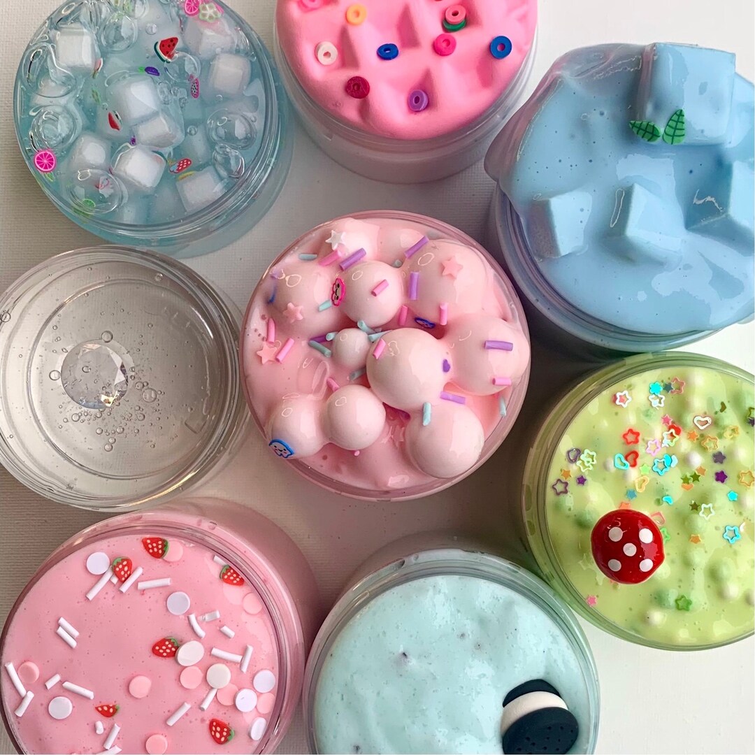 Secret Slime 24 Oz Huge Mystery Slime Box // Four 6 Oz Jars Mystery Slime Pack - Etsy