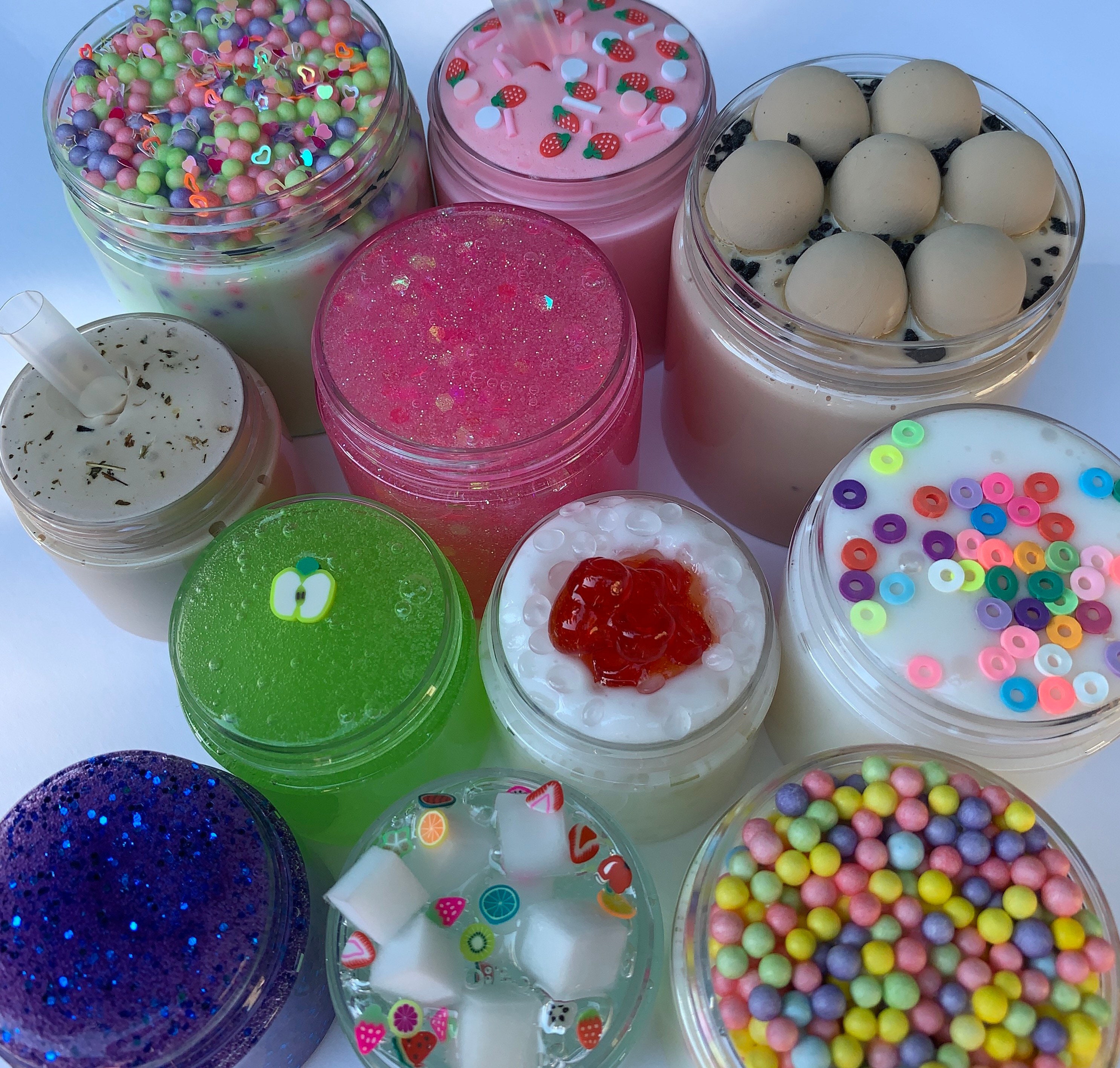 2 oz each mystery slime pack box of four Etsy