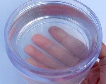 glass slime // crystal clear slime // unscented