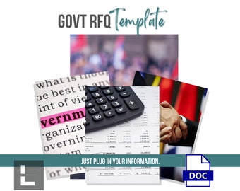 Federal Government Quote Template | Editable Word Design