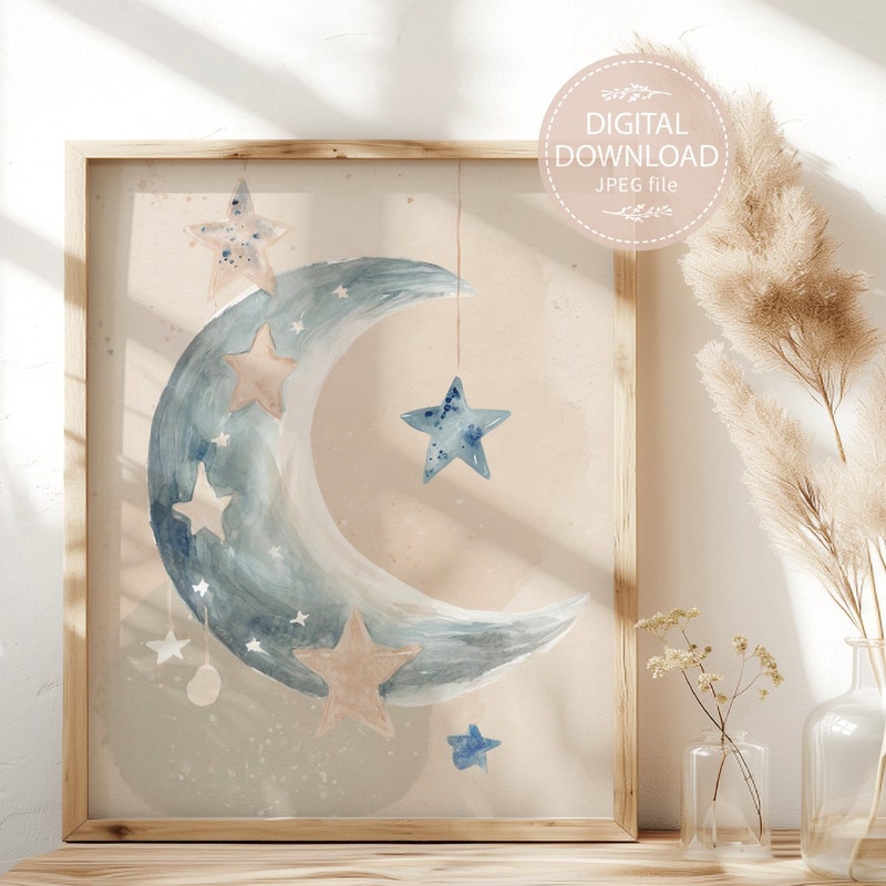 Moon Stars Nursery - Etsy