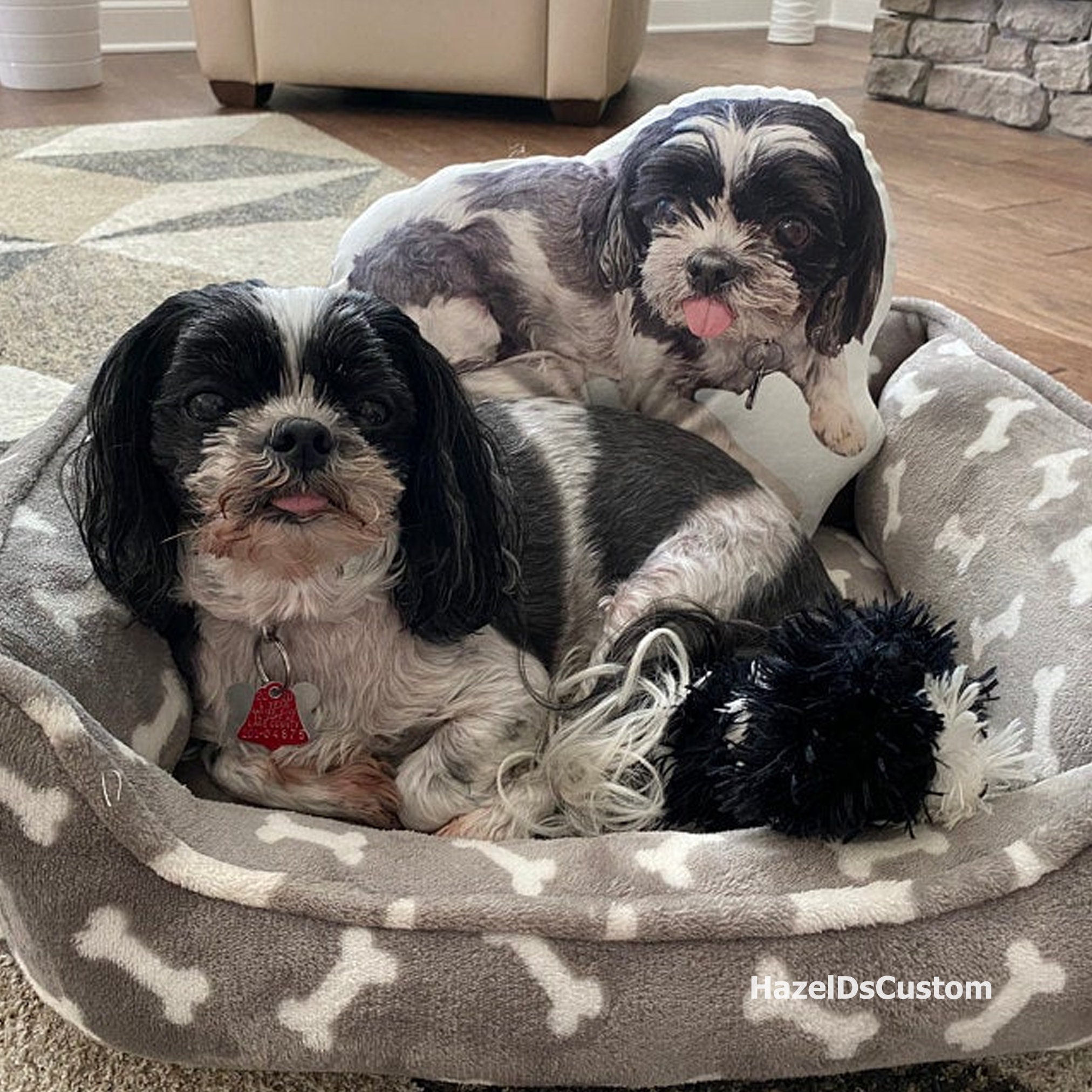 Photo Pet Pillow Stuffed With Cotton Doublesided Printing Etsy