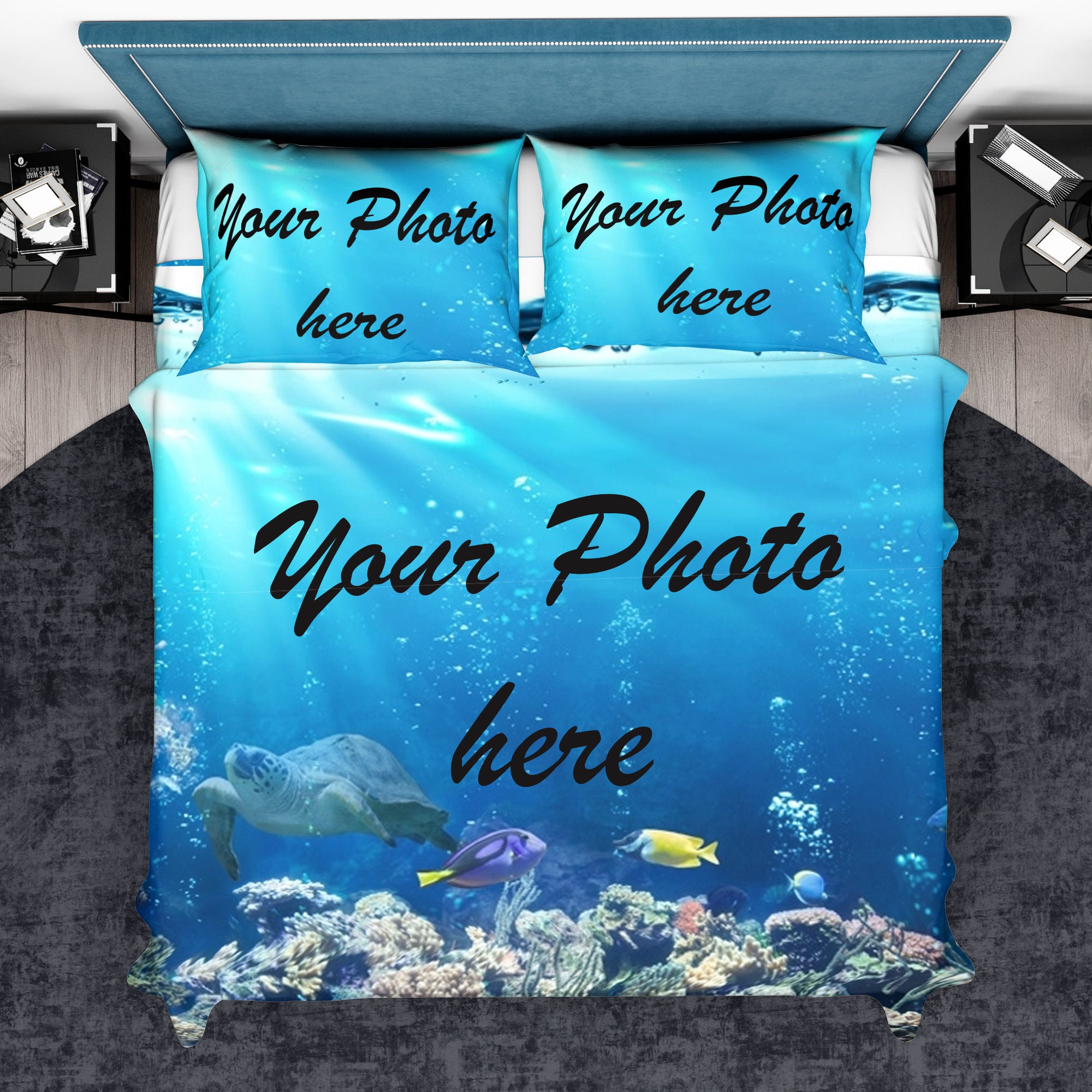 Personalized Bedding Set Custom Bedding Set With Your Own Etsy