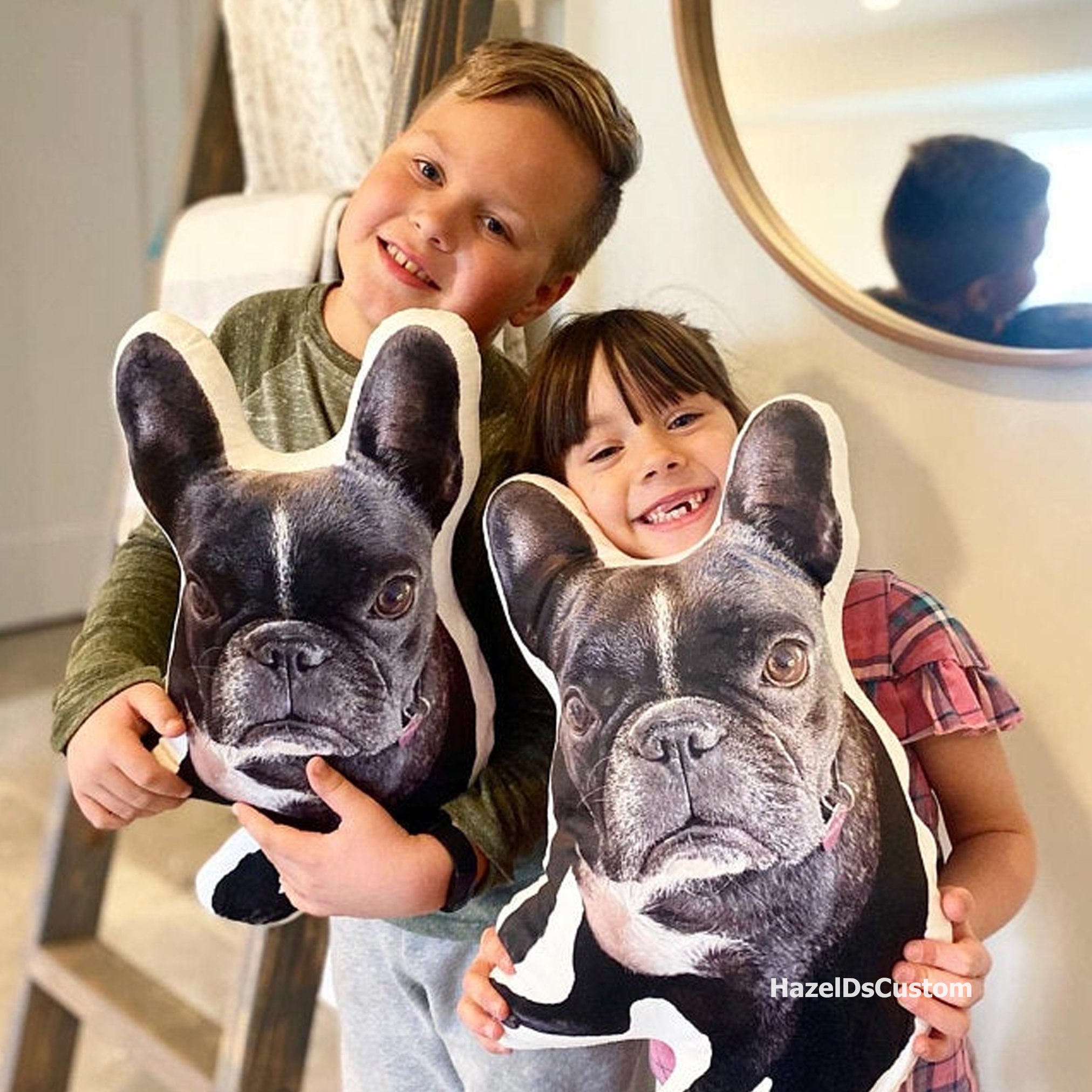 Photo Pet Pillow Stuffed With Cotton Doublesided Printing Etsy