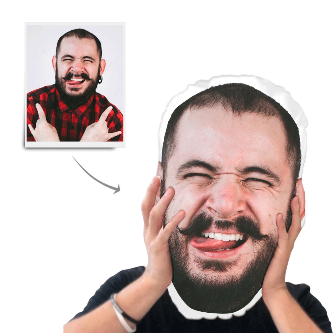 DIY Face Photo Pillow Face Pillow 3D Portrait Pillow Custom Etsy