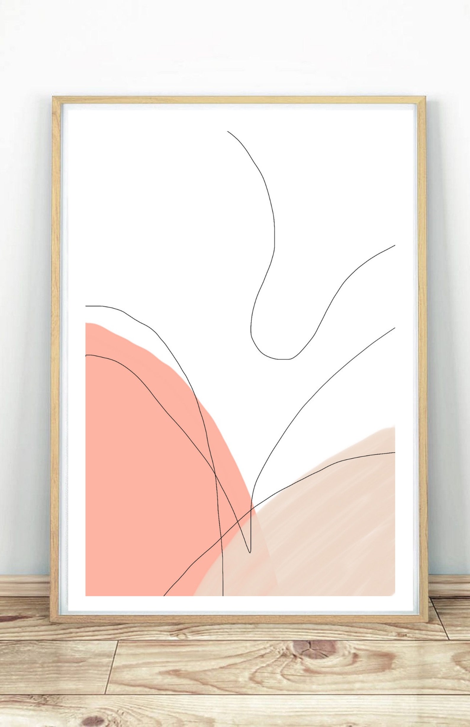 Minimalist Abstract Wall Art Digital Print Download Etsy
