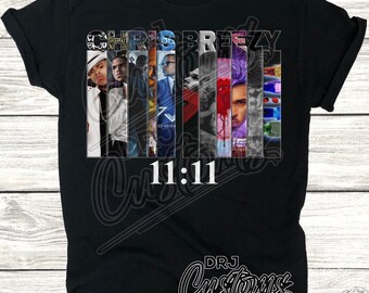 Chris brown png , 11:11 Tshirt design, ready to print, printable design, hiphop artist, rapper, rap tee, R&B design, 300 dpi