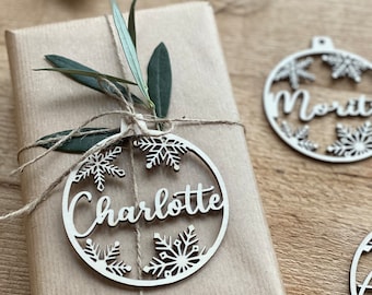 Personalized Christmas tree bauble