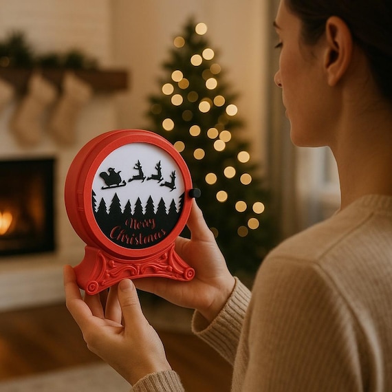 3D Printed Christmas Tealight Holder: 5 Festive Scenes