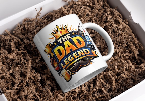 Dad Legend Mug | Funny King Father's Day Birthday Gift