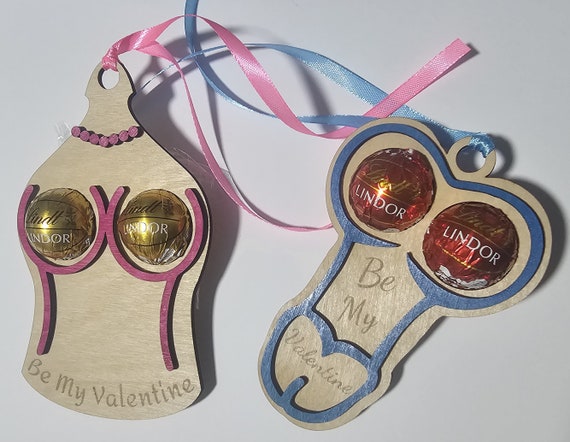 Valentine's Day Chocolate Holder/Novelty/Unique Him & Her Gift/Adult Humour
