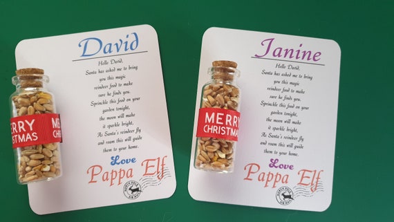 Personalized Reindeer Food: Christmas Eve Box Filler, Wildlife Friendly