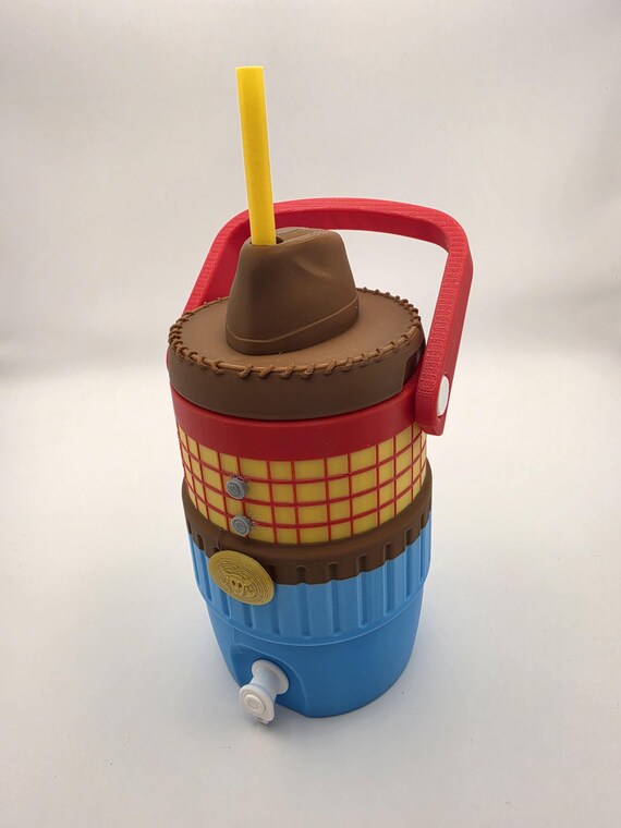 Toy Story Themed Character Kids Drink Cup with Straw & Handle – Fun Reusable Koozie