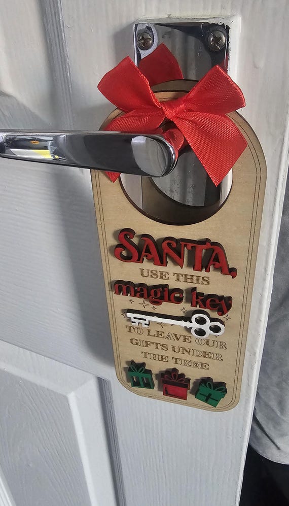 Christmas Door Hanger/Gift/Magic Key