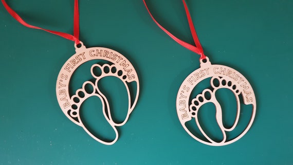 Baby's First Christmas Ornament/Unique/Bauble/Tree Ornament