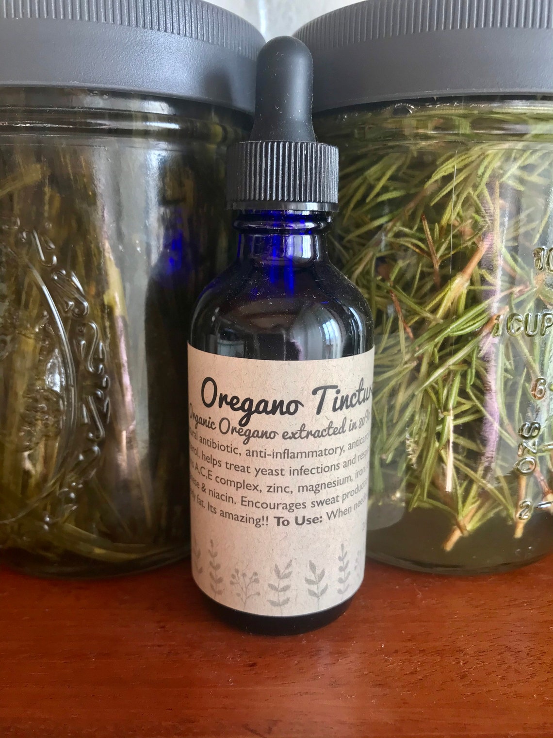 Oregano Tincture Herbal Tincture 2 Oz 60 Doses Organic Etsy Hong Kong