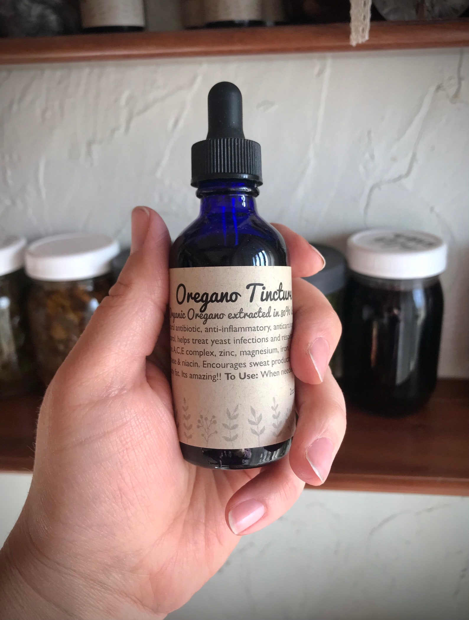 Oregano Tincture Herbal Tincture 2 oz 60 doses Organic Etsy