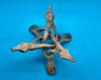 Wooden Tripod Cobra Stand 4”