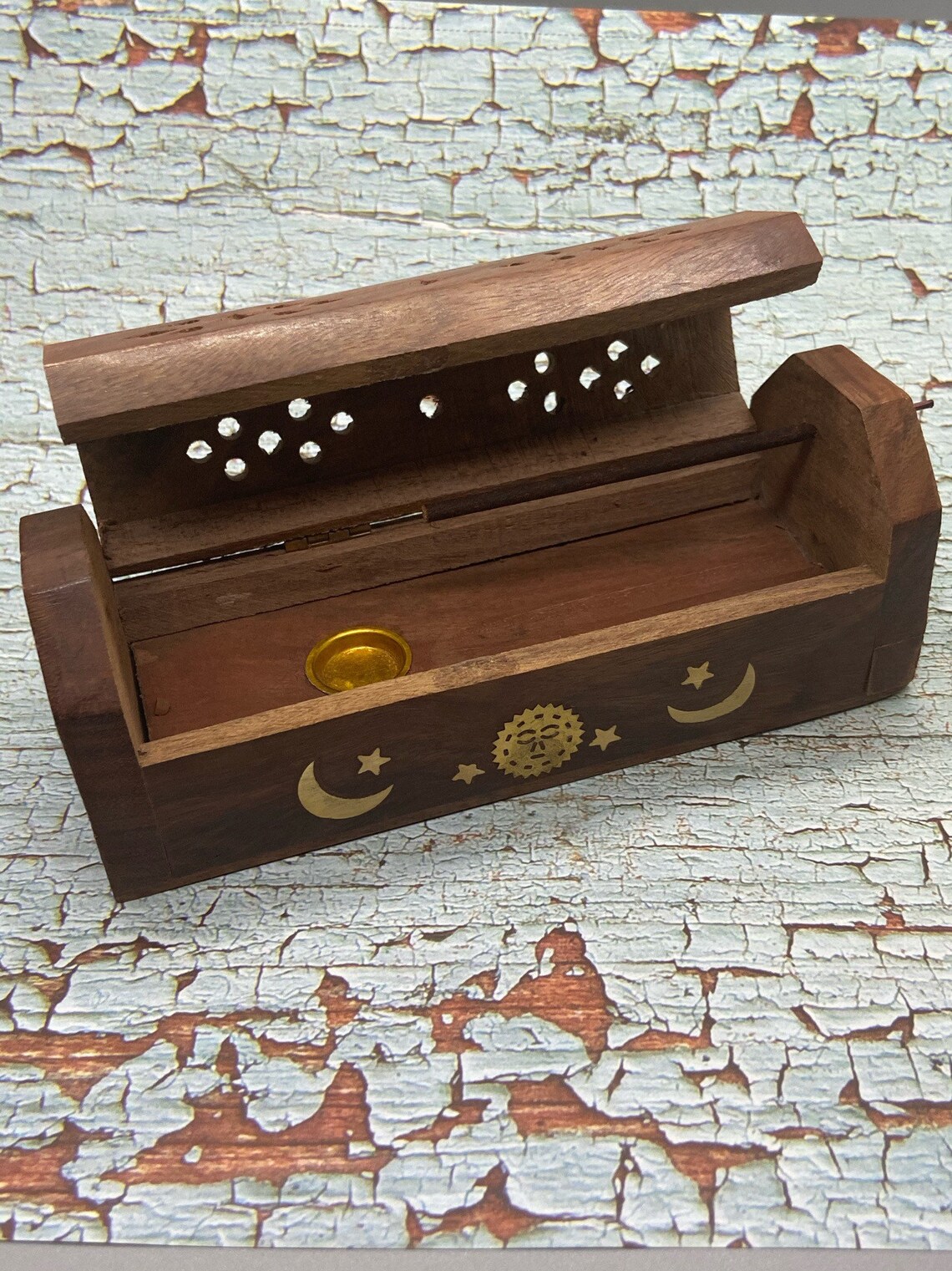 Mini Incense Coffin Burner 6 Etsy