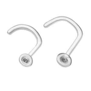 Nostril retainer | clear nostril jewelry | body jewelry | Pyrex glass nostril retainer