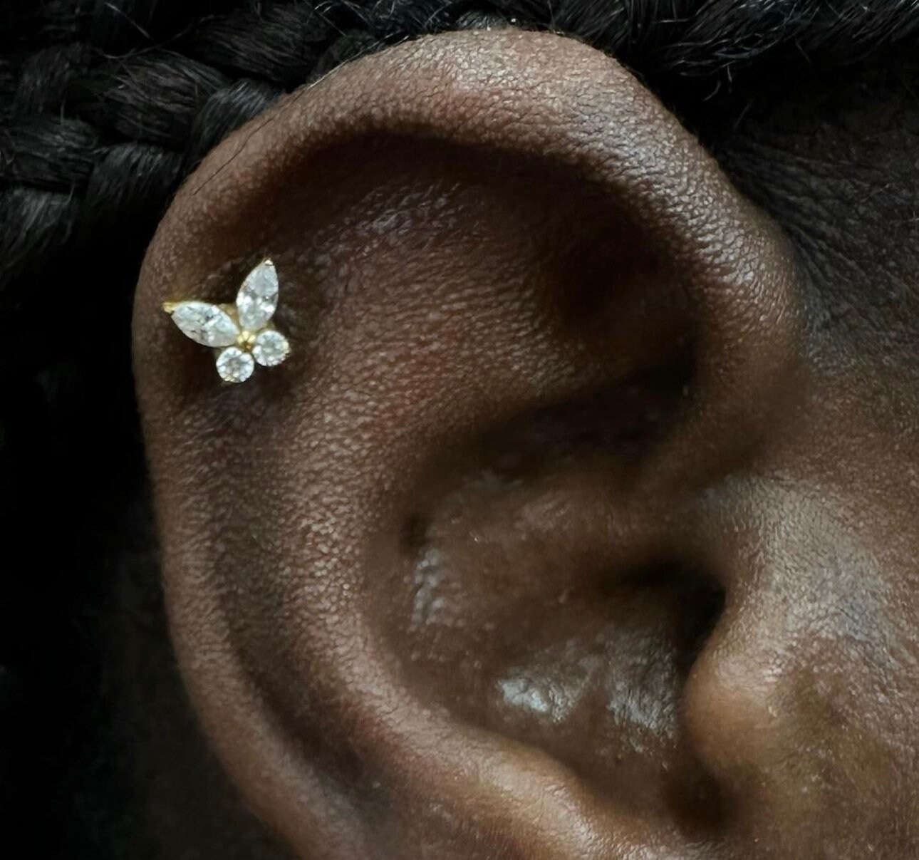 Orecchini In Oro 10K A Forma Di Cerchio Con Zircone Tondo - Foto 8