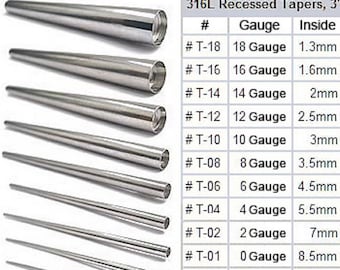 Insertion pins for at home jewelry changes | piercing tools | piercing tapers | body jewelry tools | taper | big gauge taper | strech ears