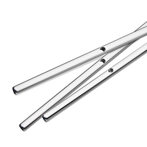 Titanium Single Thread Drilled Industrial Barbells | custom industrial bars | 14 gauge induatrail | titanium industrial | cute industrial