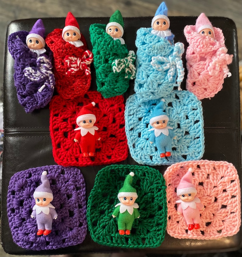 Set of 2 Baby elf twins 2 Toddler elf Twins or 1 baby and 1 Toddler Set Free Shipping 画像 1