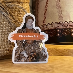 Elizabeth Tudor Portrait Sticker