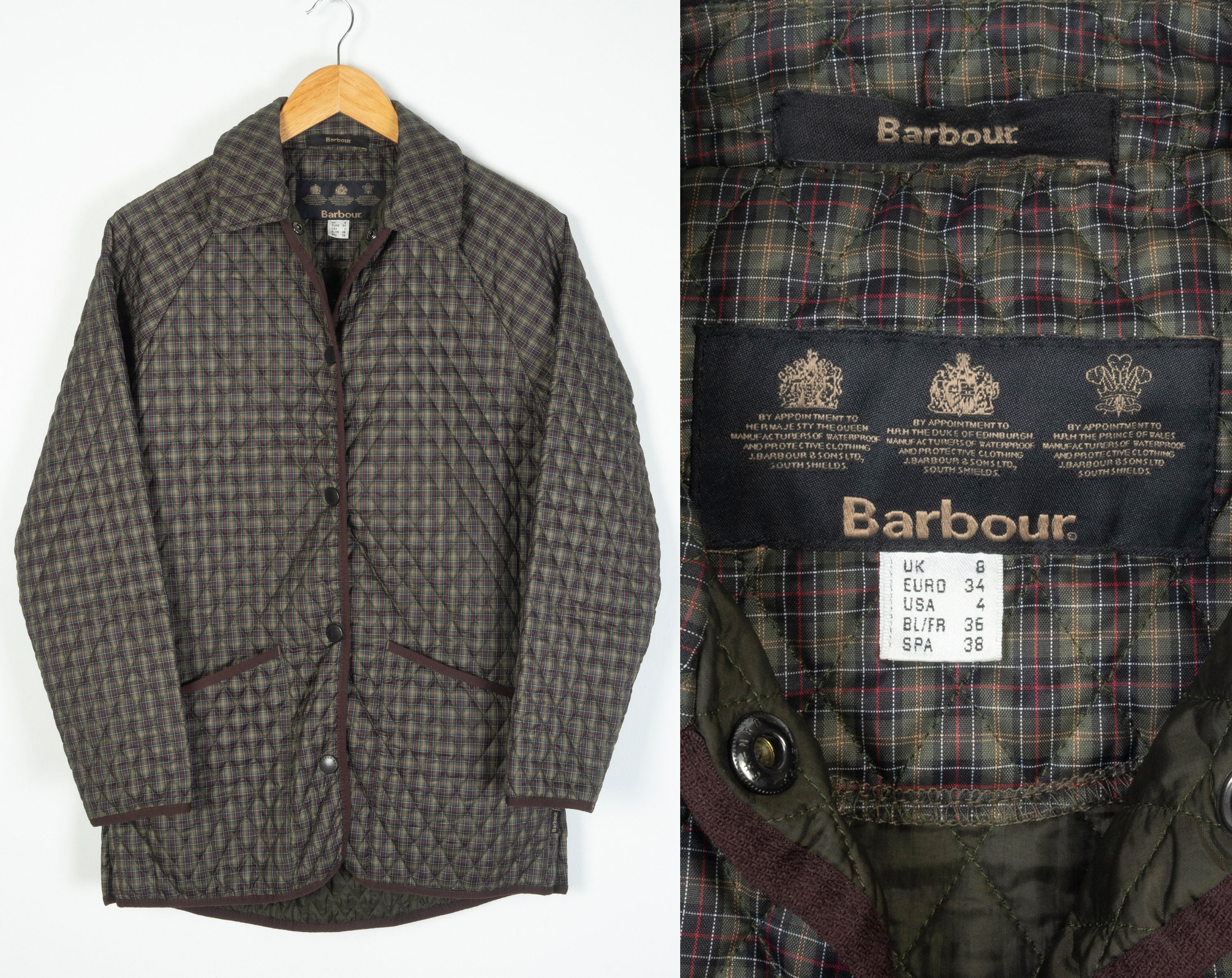 BARBOUR Teesdale Tartan L759 Quilt 