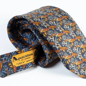 Aquascutum of London Tie Vintage Aqua Series No.016 Silk UK