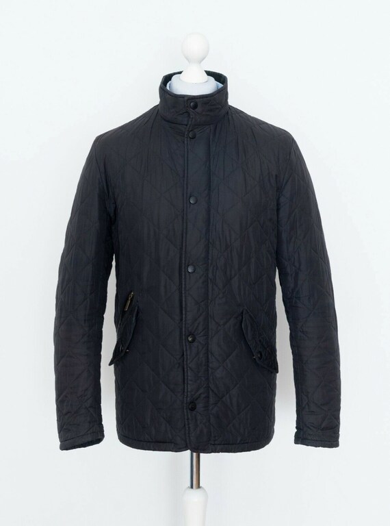 Men's Barbour Chelsea Sportquilt Quilt Quilted Bla