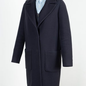 Max Mara Coat Pennyblack 2 Pieces Wool Long Vintage Women&#39;s US10 UK14