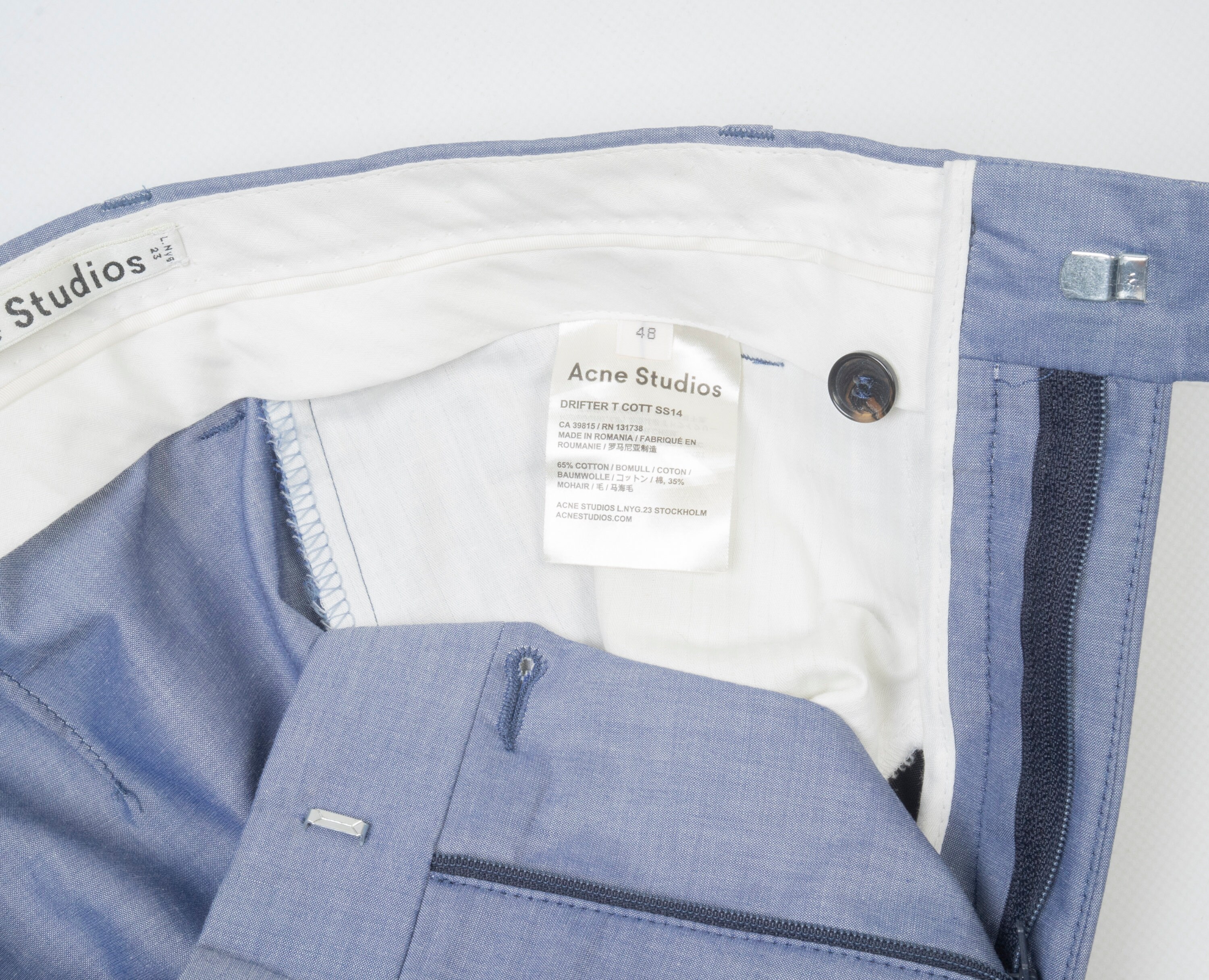 Acne Studios Pants Men's 48 Drifter 