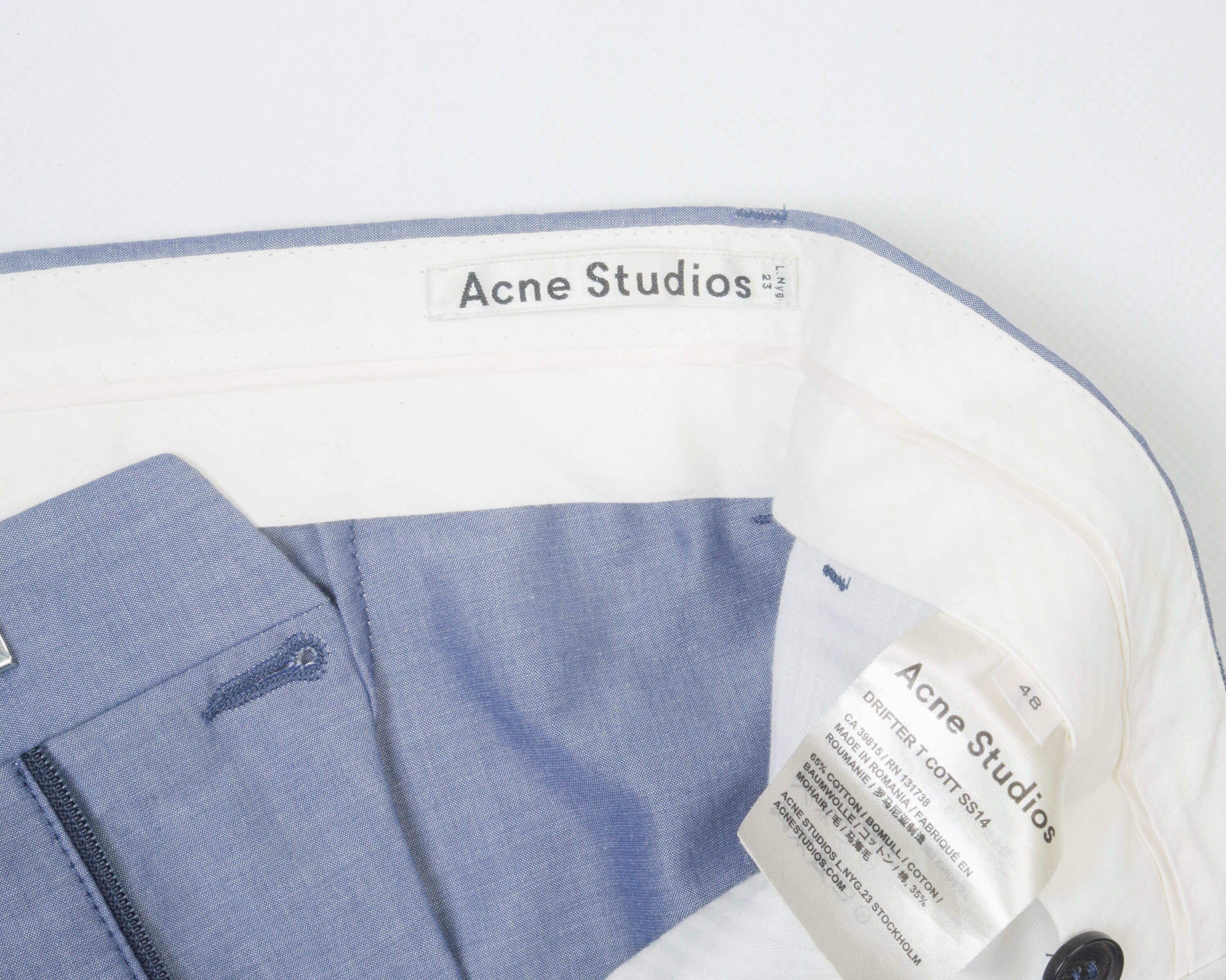 Acne Studios Pants Men's 48 Drifter 