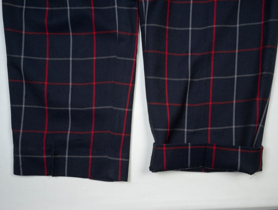 BURBERRY Original Wool Vintage Check Pants 104 Lo… - image 7