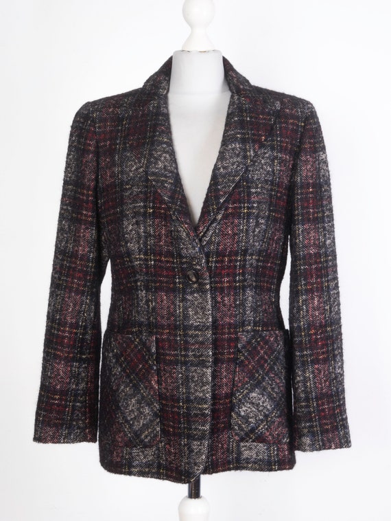 Weekend Max Mara, Max Mara Weekend Blazer Mohair Alpaca Wool Jacket Size US12 UK14 IT46
