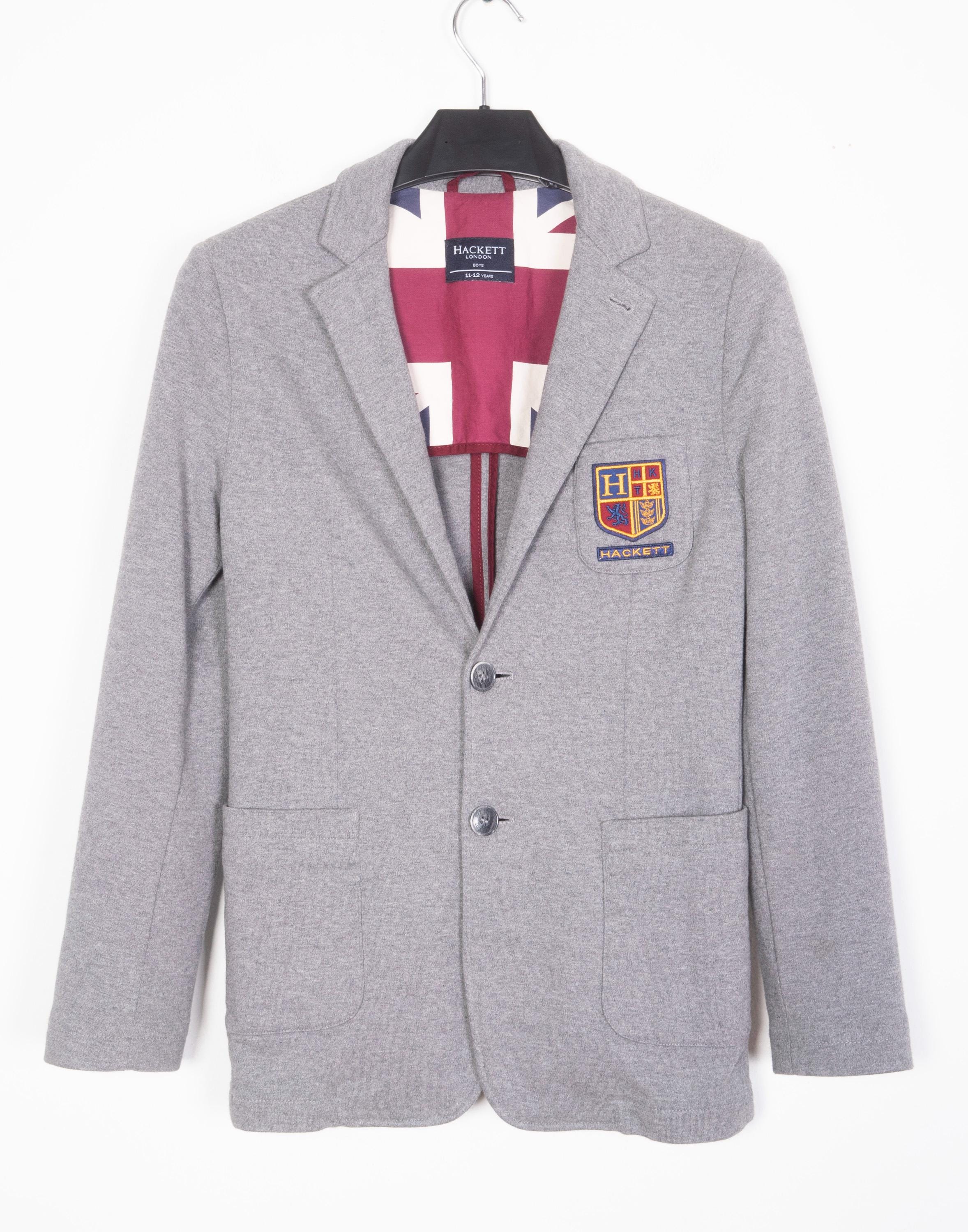 H&M - Blazer à carreaux - Gris