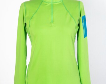 T-shirt Manches Longues Arc'teryx Femme - Couche De Base - Bleu - Taille M