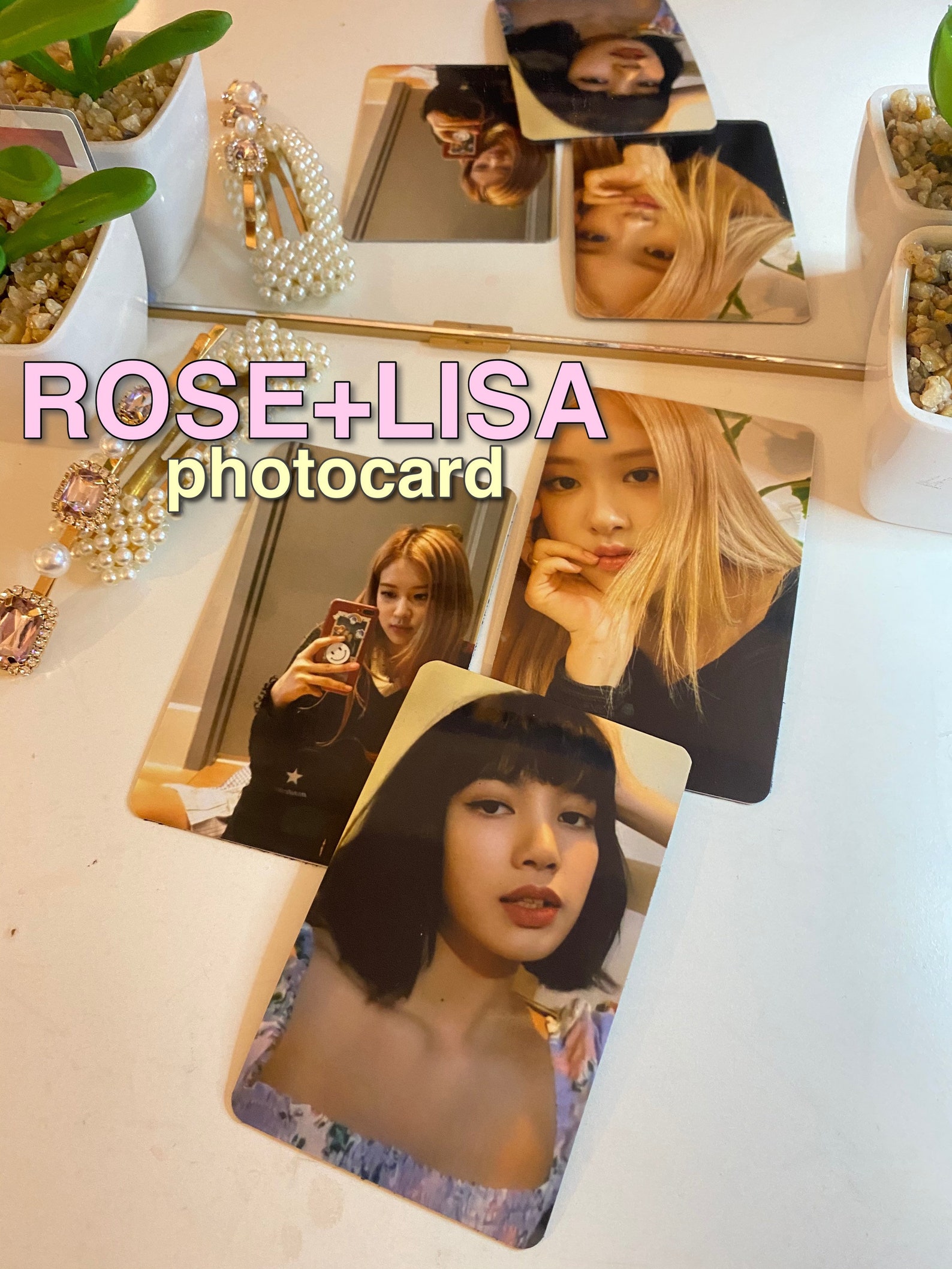 BLACKPINK LISA/ROSE photocard 1pc freebie Etsy