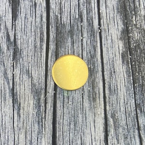 1&quot; Round Blank - 18ga Brass - 10 Pack - Metal Stamping Blanks