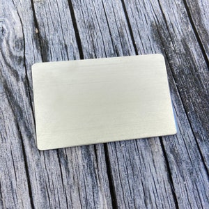 3&quot; x 4&quot; Rectangle Blank – 12ga Aluminum - 25 Pack - Metal Stamping Blanks