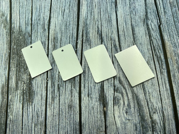 25 Pack - 1 x 1.5 Rectangle – 14GA Aluminum Stamping Blanks - Metal  Stamping Blanks